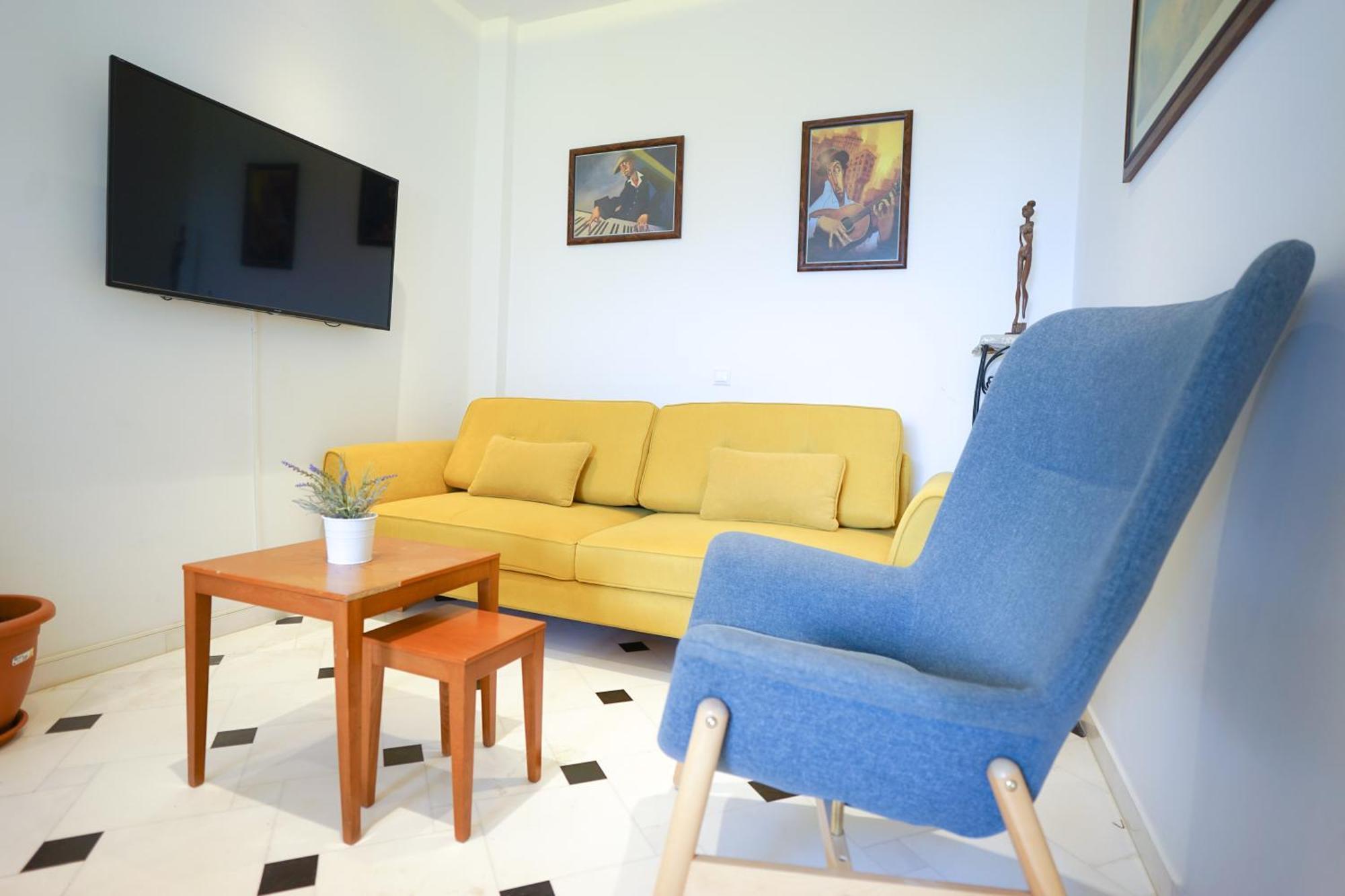 Fira Central Apartments With Veranda Rom bilde