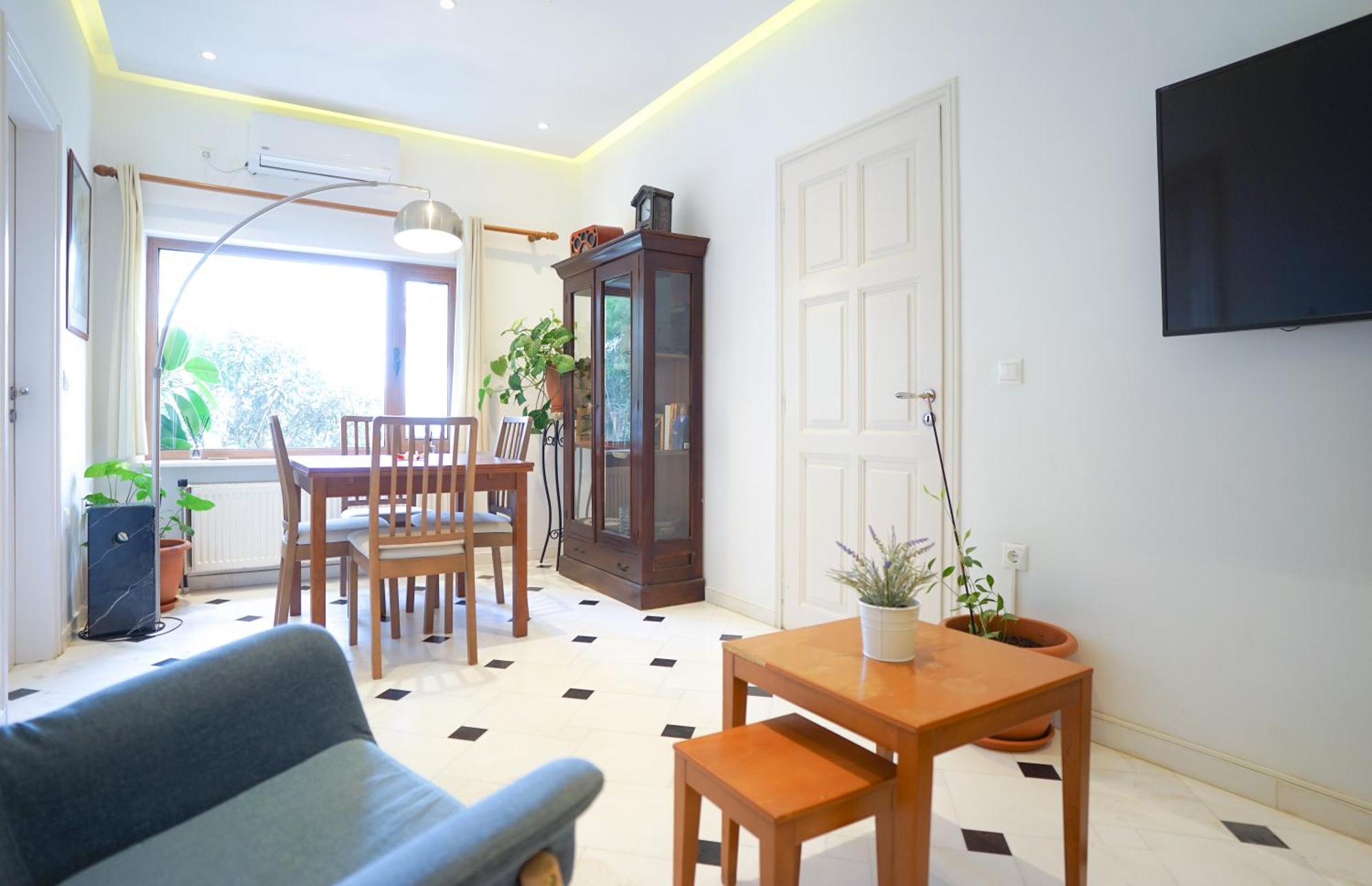 Fira Central Apartments With Veranda Rom bilde
