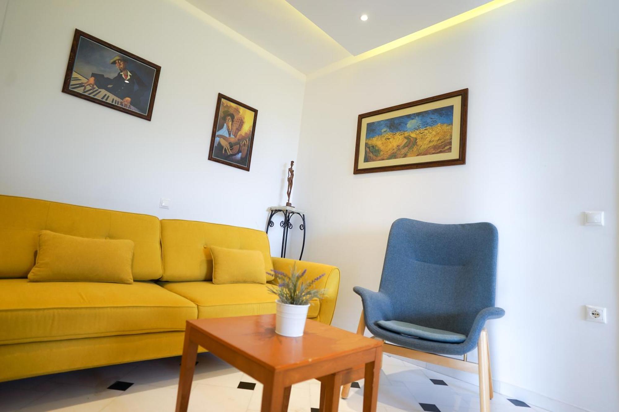 Fira Central Apartments With Veranda Rom bilde